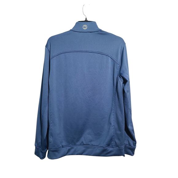 Vineyard Vines Men’s Blue Performance Quarter-Zip Size S - Picture 2 of 6